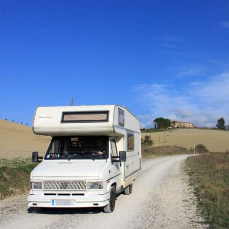 Motorhome rental holiday tour Italy