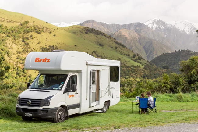 Britz campervan hire NZ